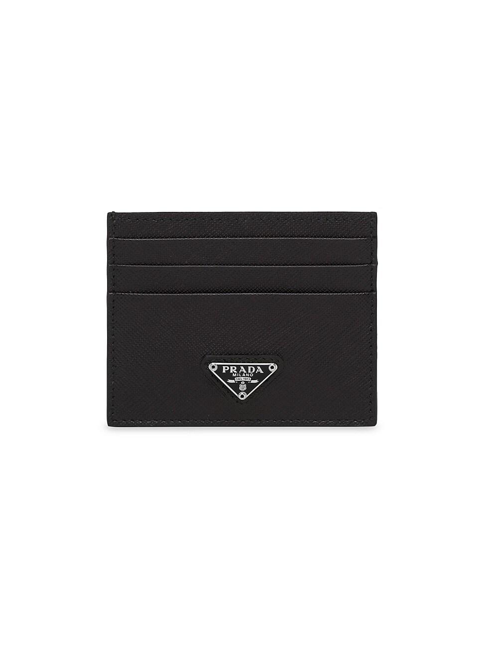 Womens Saffiano Leather Card Holder Product Image