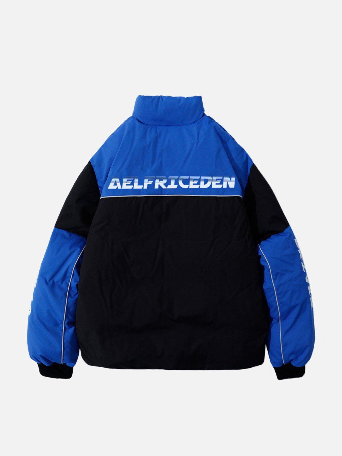Aelfric Eden Color Block Patchwork Coat Product Image