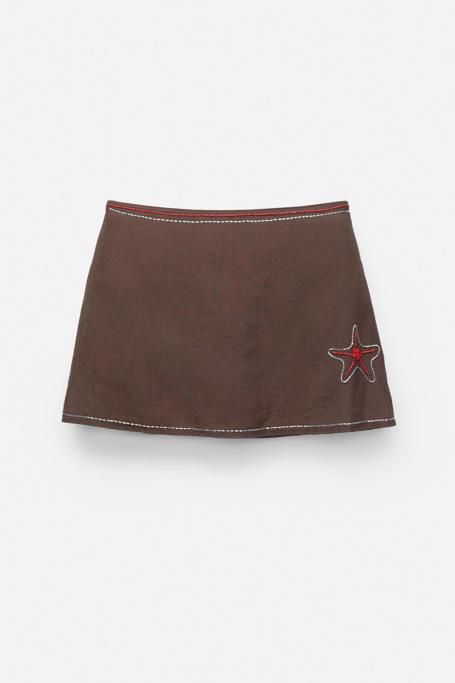 Beaded mini skirt Product Image