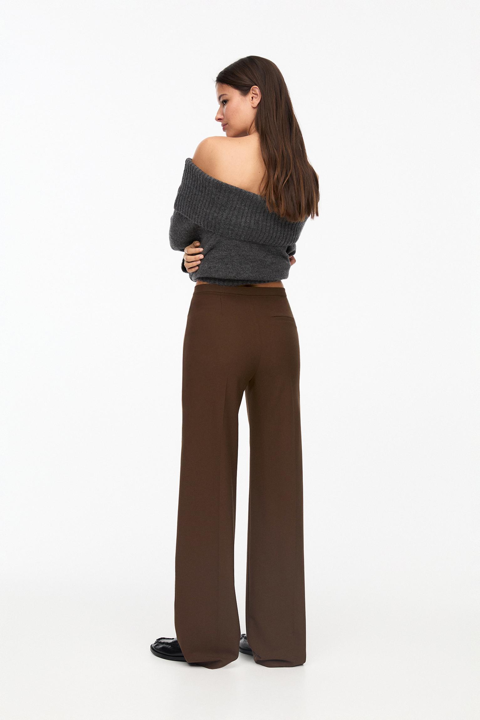 Straight-leg smart pants Product Image