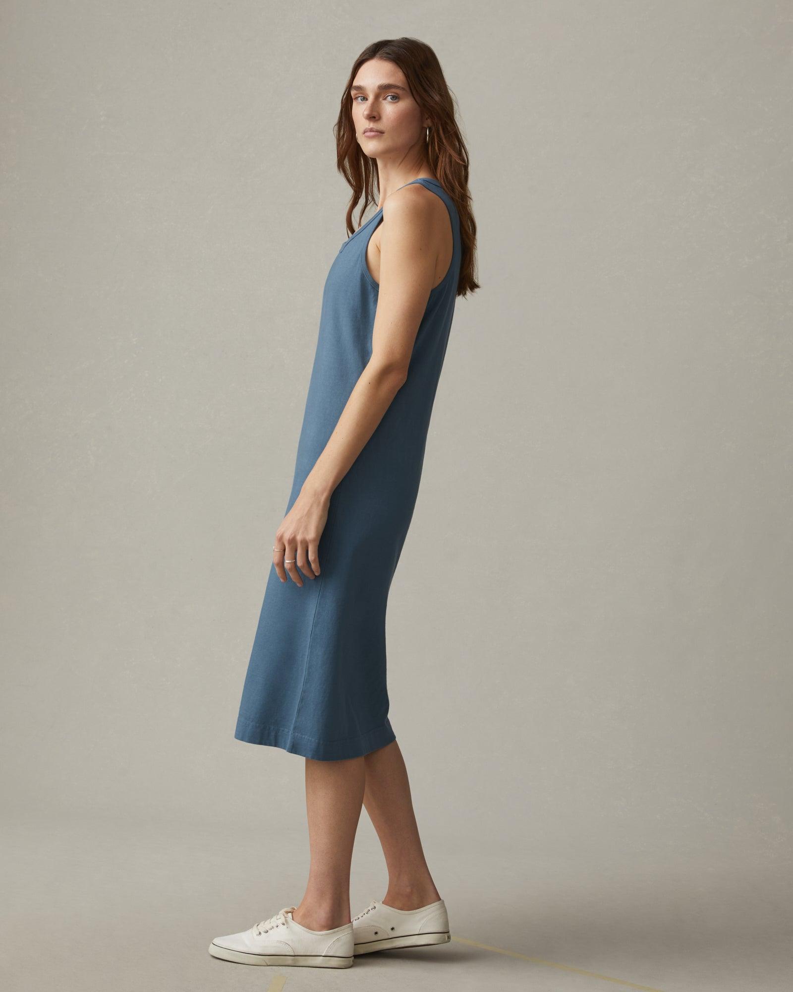 Women's Racer Tank Dress - Bluefin Female Product Image