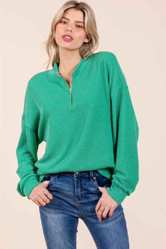 Comfy Rib Sweatshirt Product Image