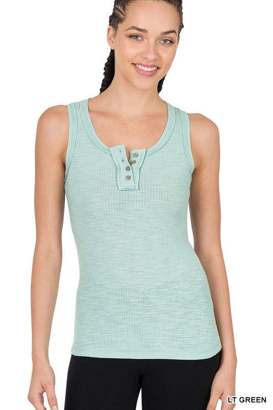 3159   Tish Ribbed Tank Top - Reg Only! Product Image