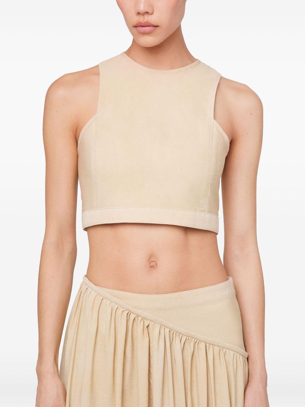 sleeveless crop top Product Image