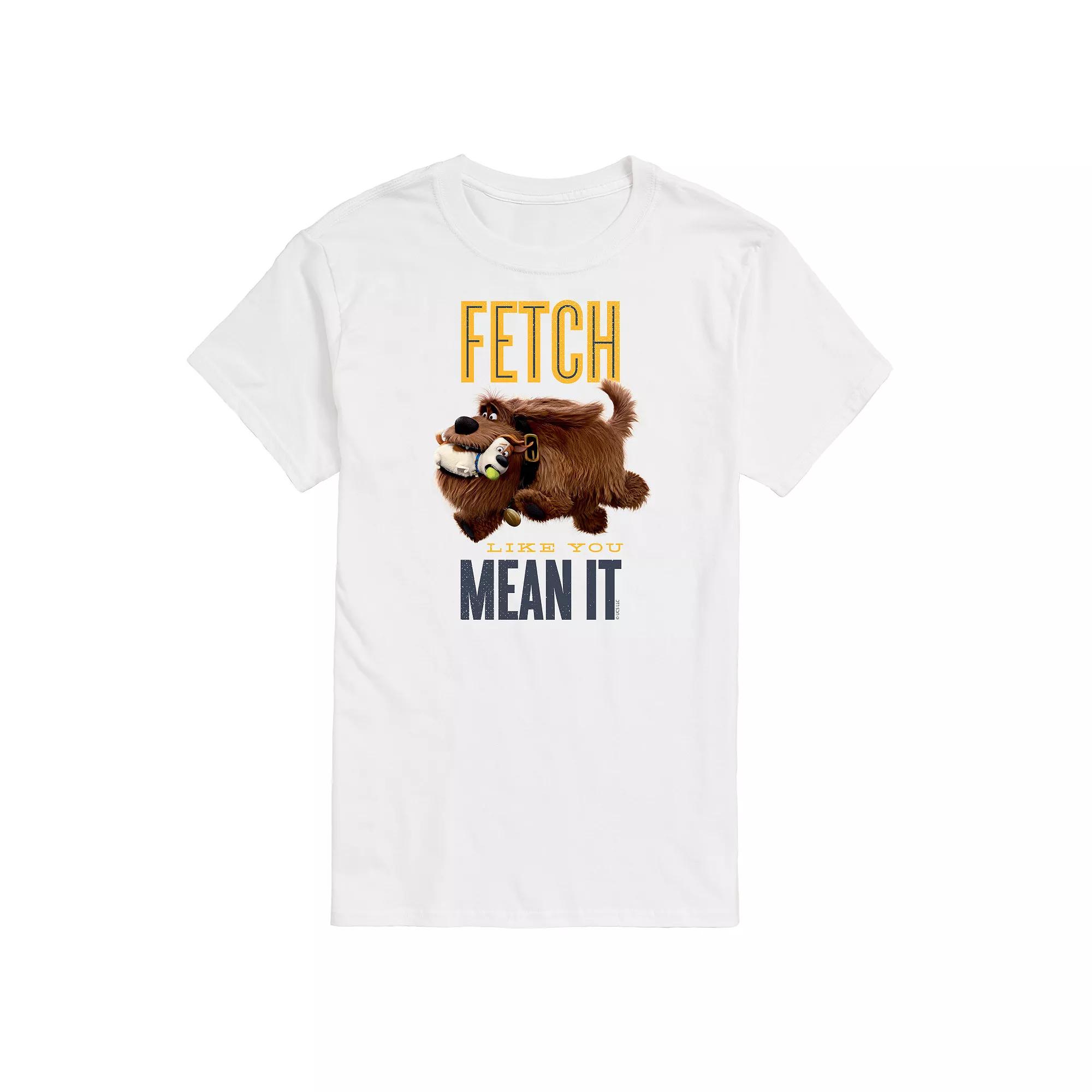 Big & Tall The Secret Life of Pets Fetch Like You Mean It Graphic Tee, Men's,  Product Image