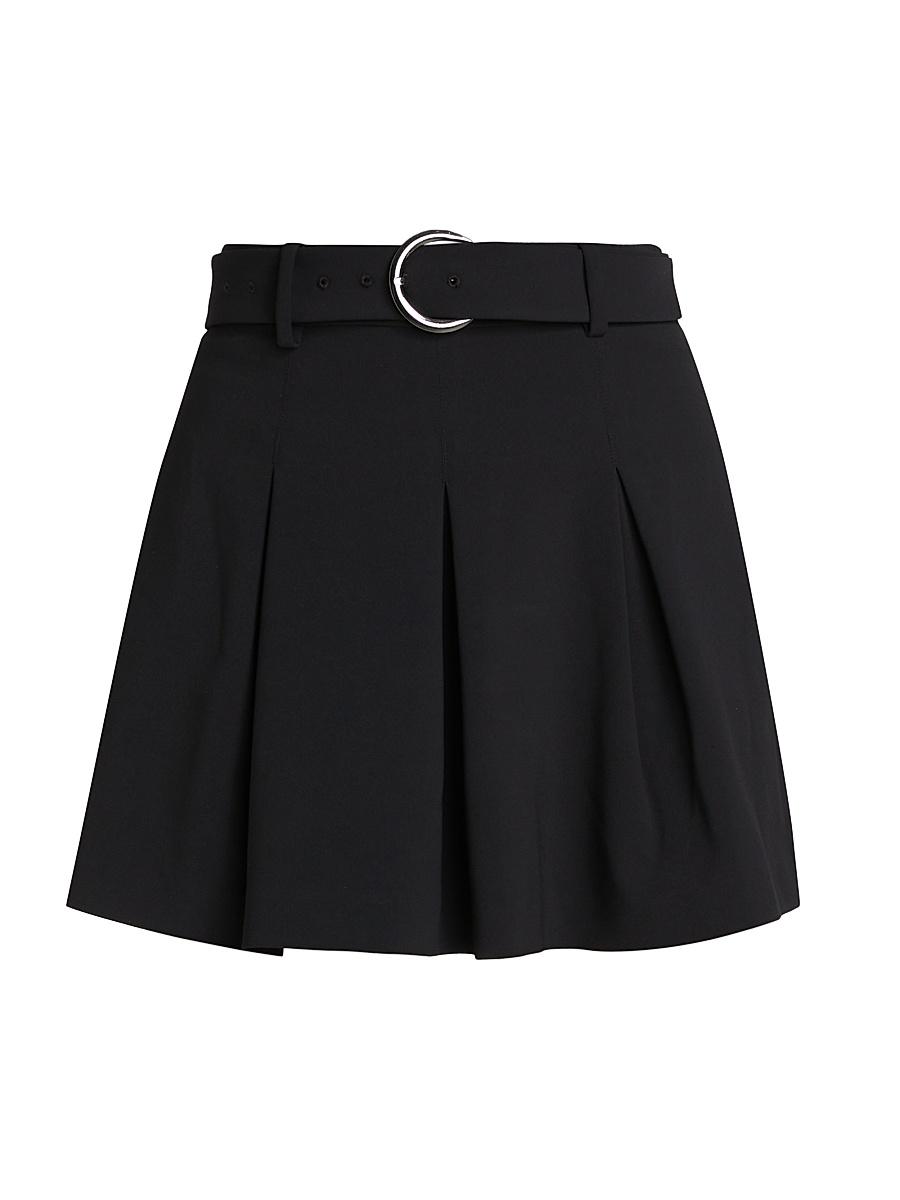 Womens Donia Pleated Belted Skort Size 0 Product Image