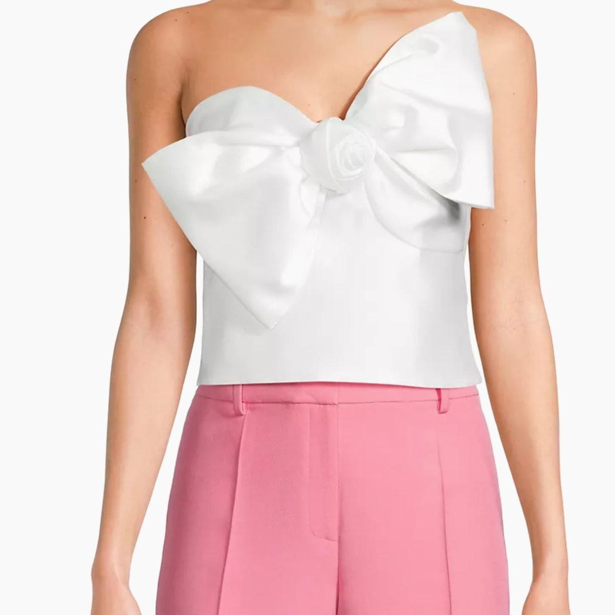 Hutch Bow Flower Strapless Top Product Image