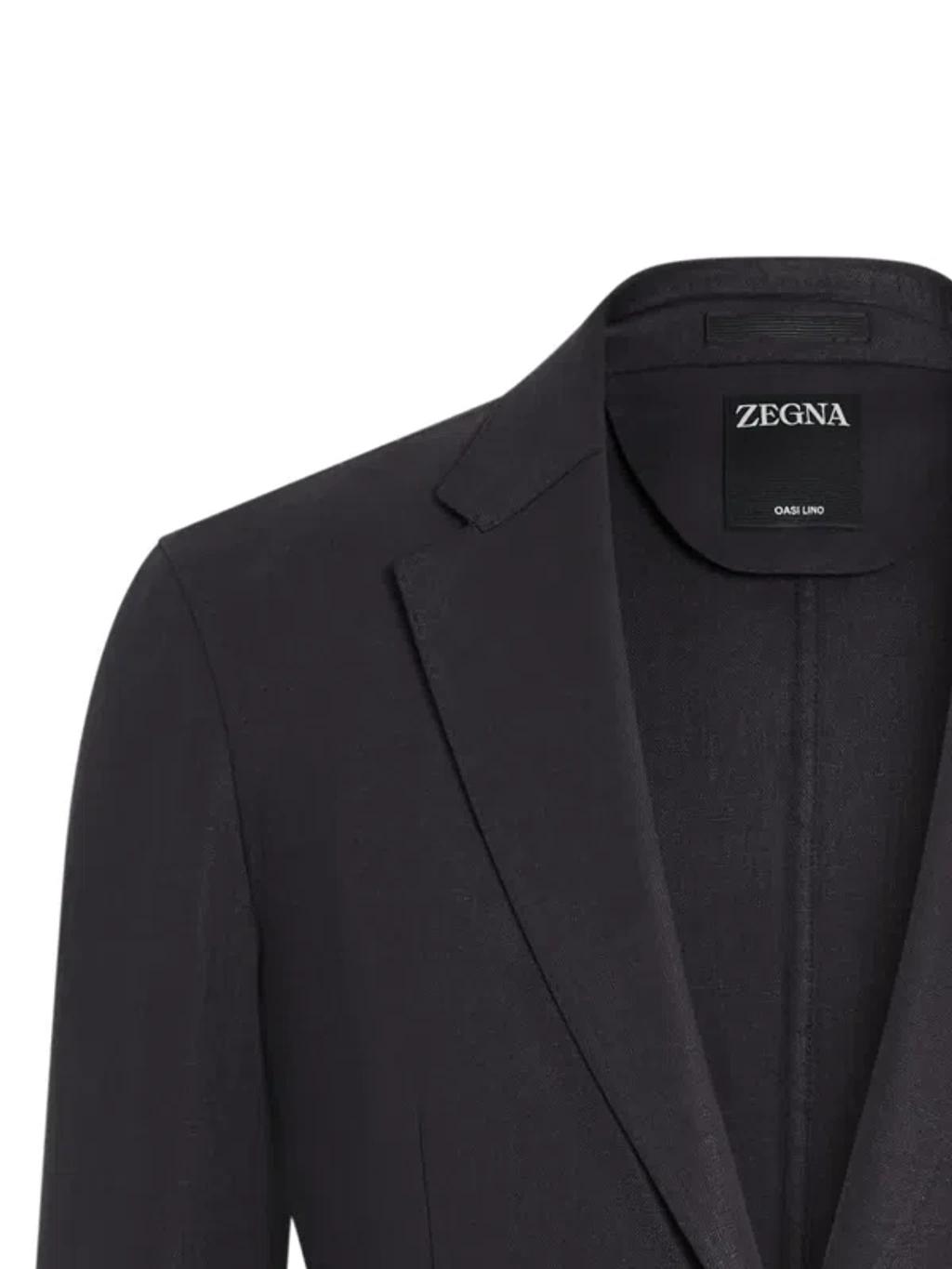 ZEGNA Veste En Trofeo Cashmere Noire Product Image