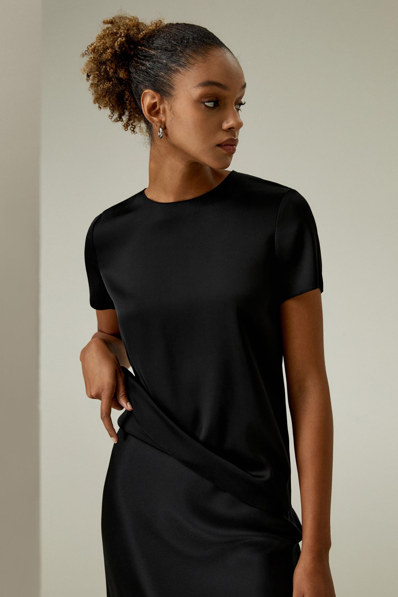 Basic Silk T-shirt Product Image