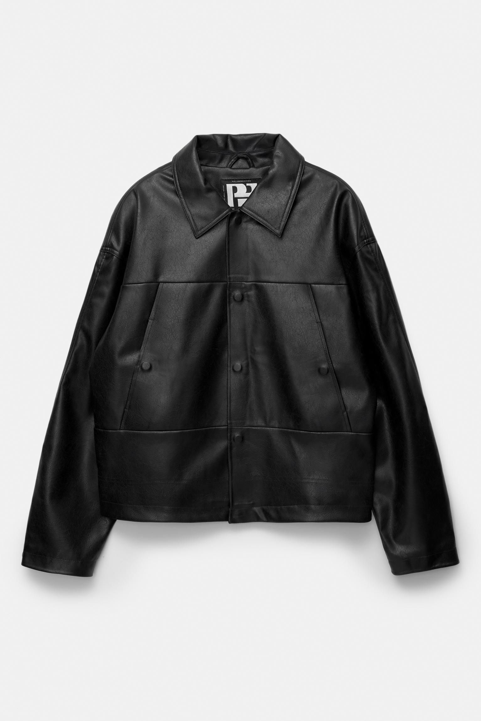 Faux leather jacket Product Image