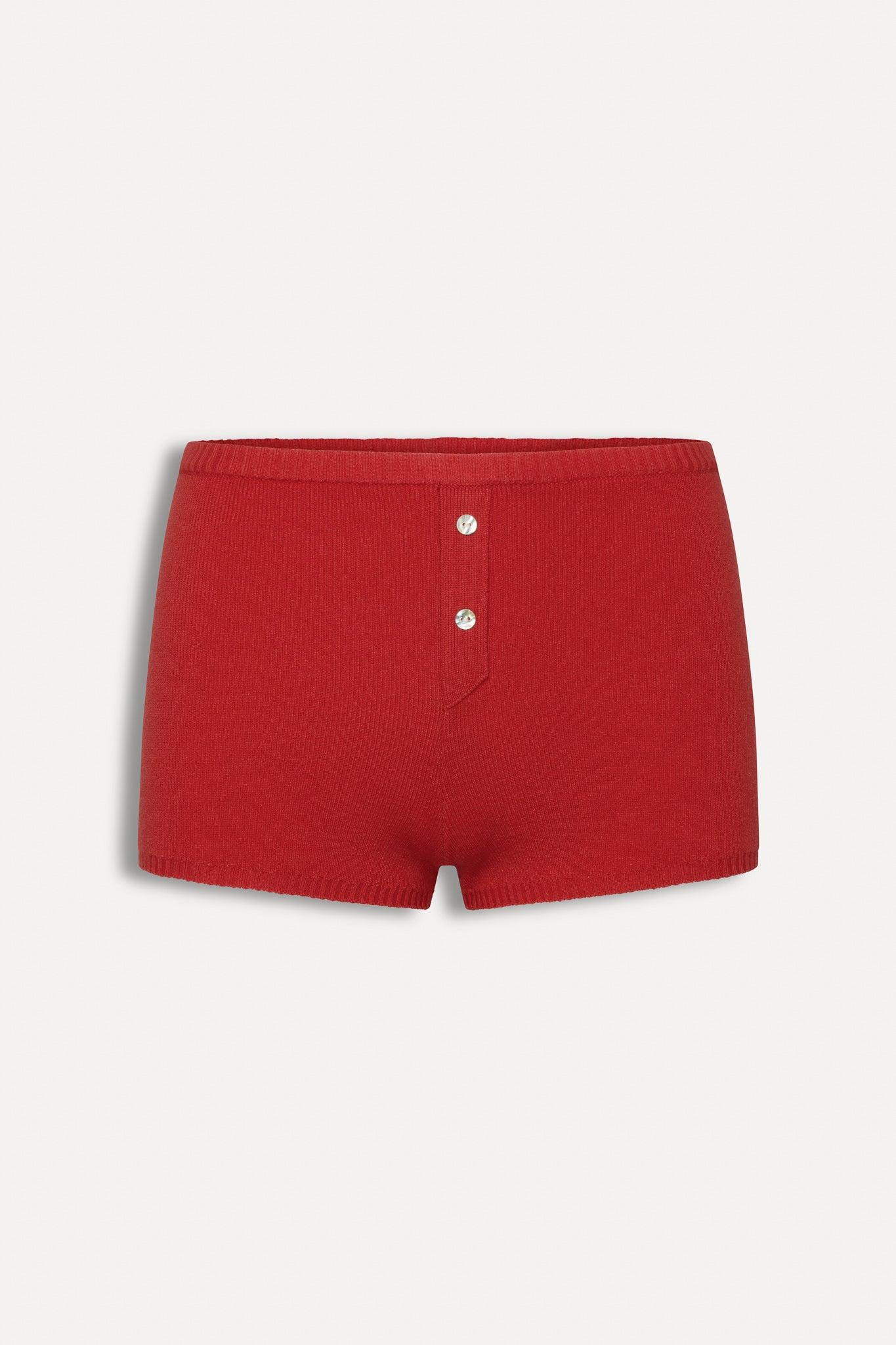 Mackenzie Cheeky String Bikini Bottom - Cherry Product Image
