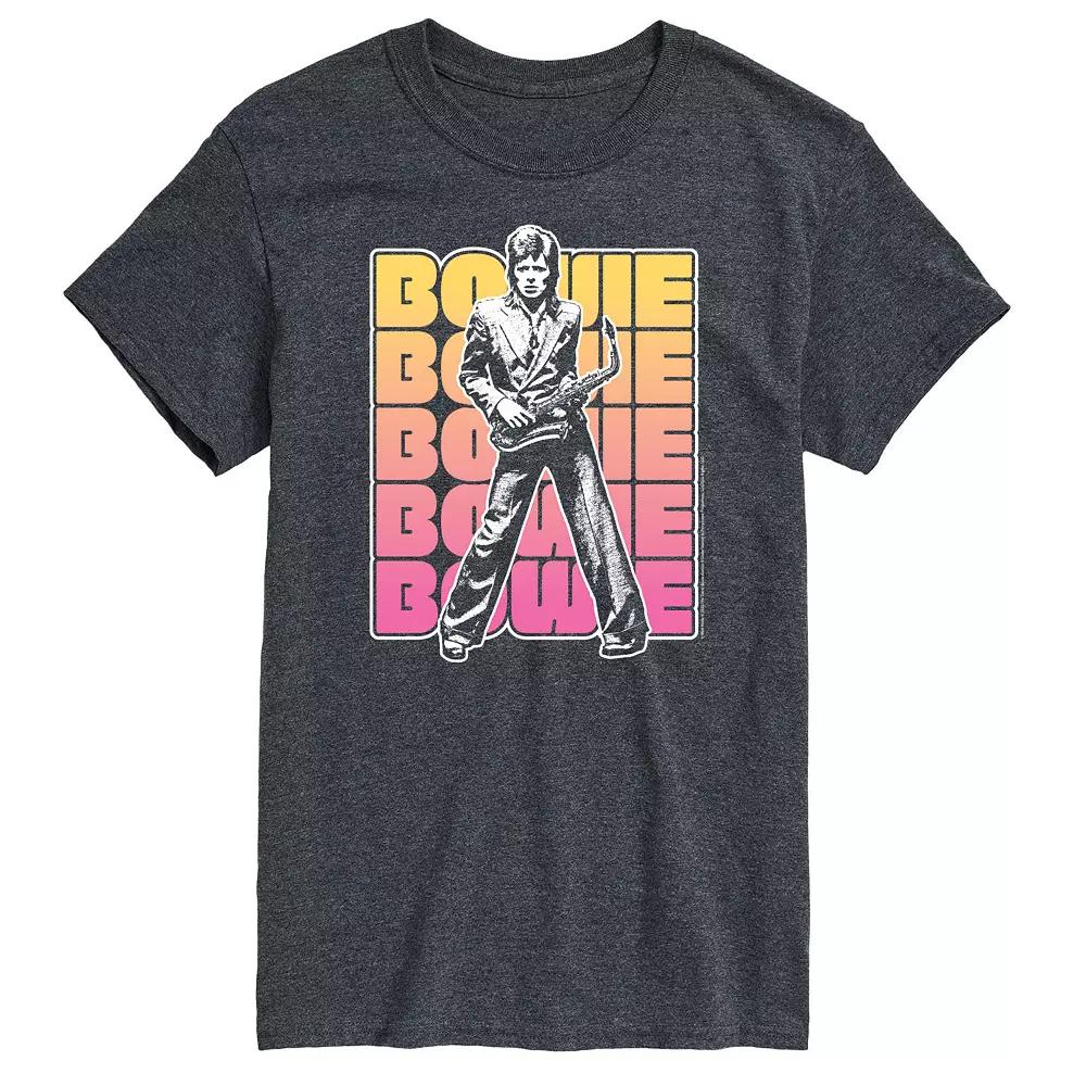 Big & Tall David Bowie Stacked Graphic Tee, Men's,  Product Image