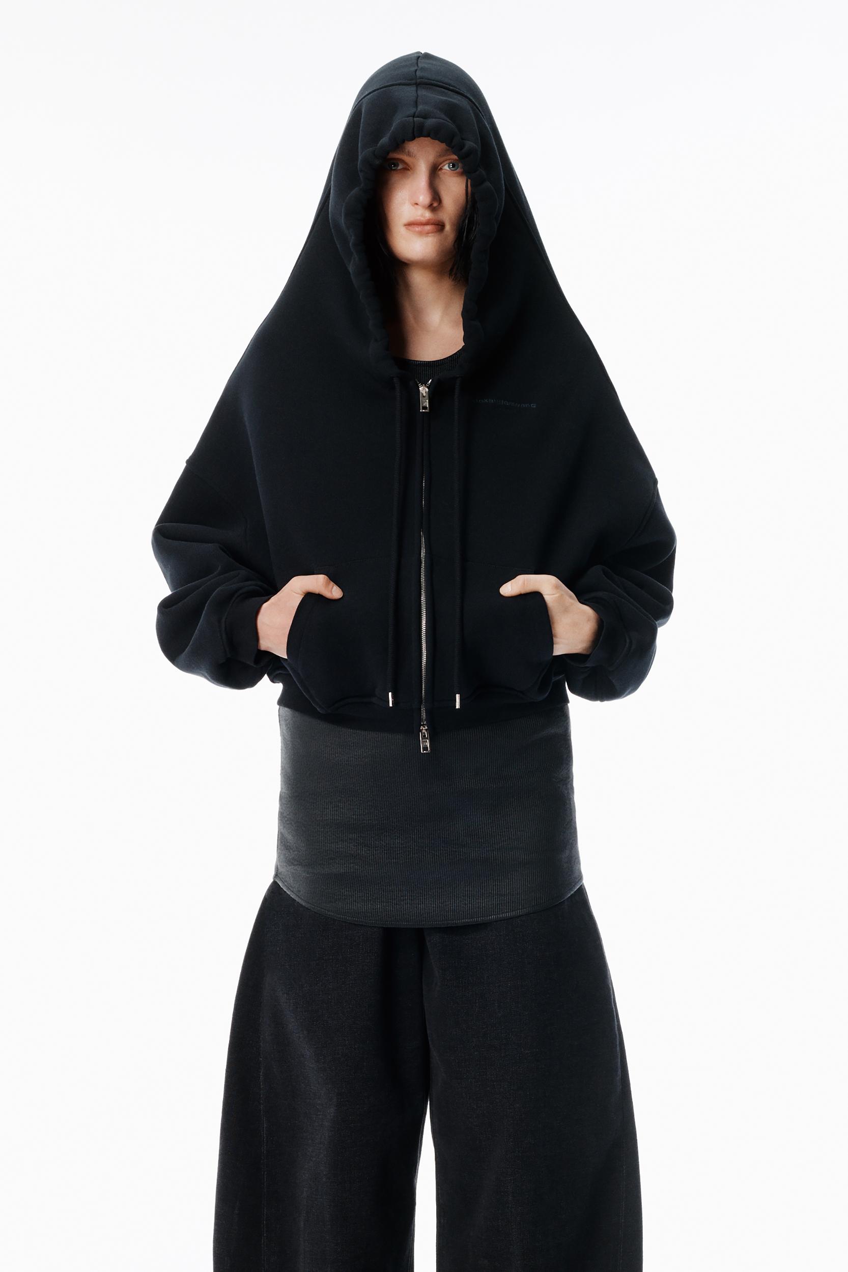 Black Veil Zip-up Hoodie Product Image