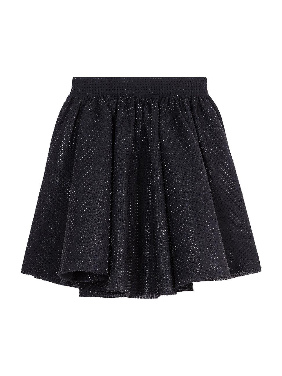 Womens Short Full Rhinestone Skirt Product Image