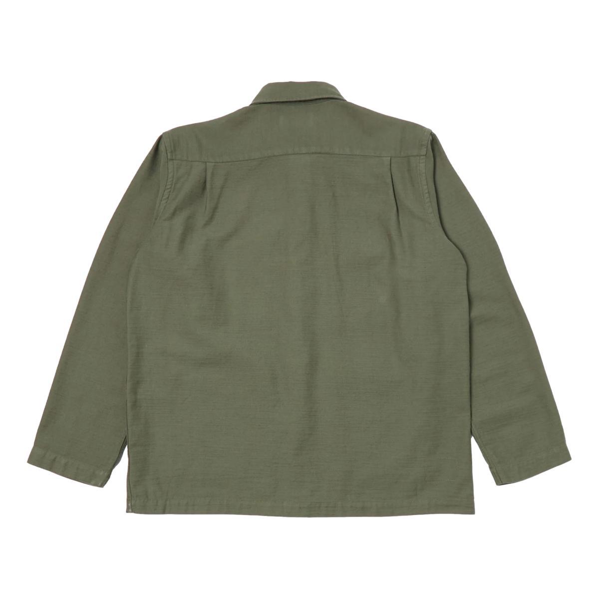 Dockside Jacket Slub Sateen Olive Product Image
