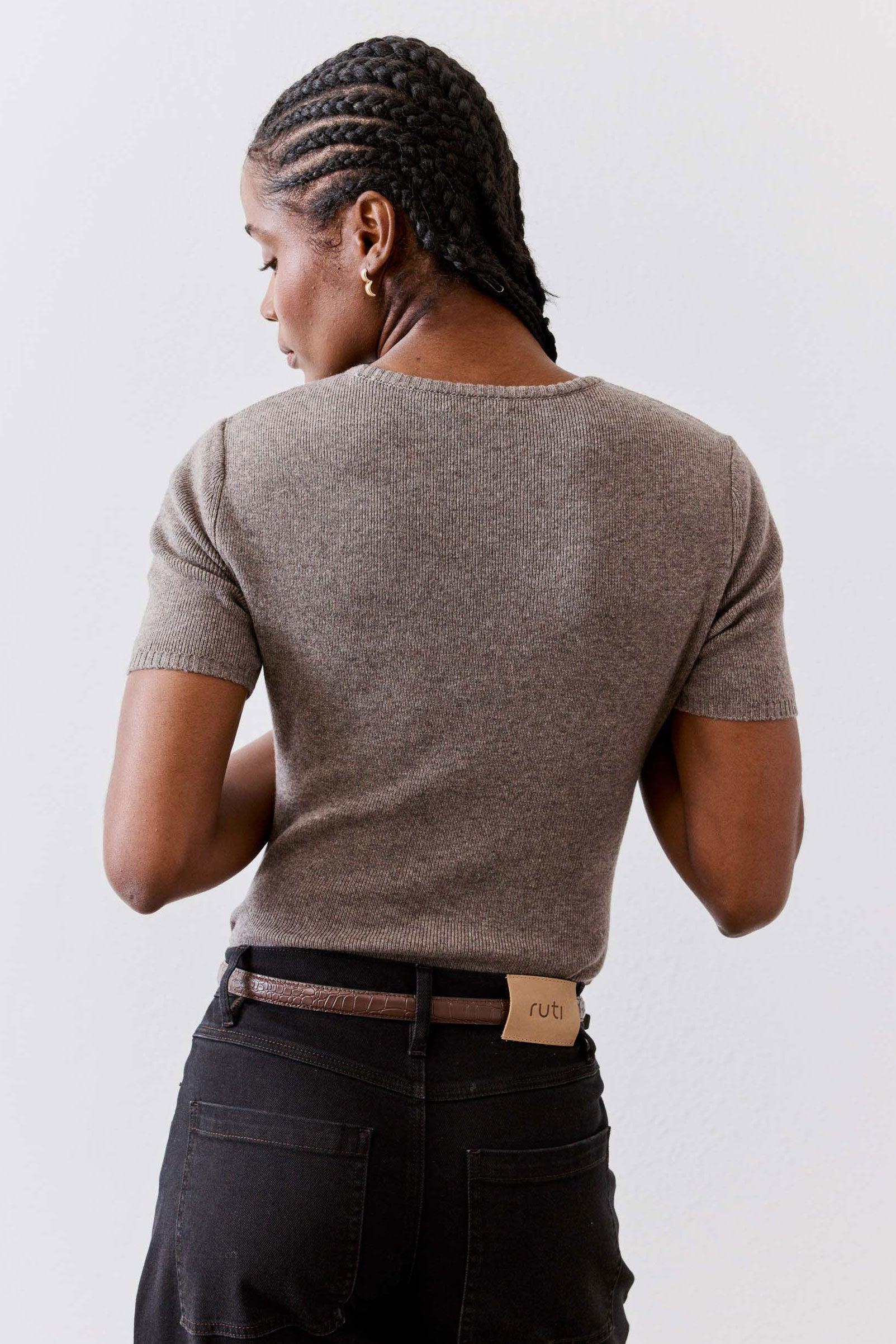 The Short Sleeve Sweater Top Product Image