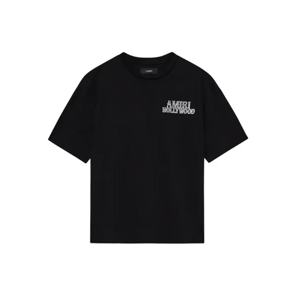 AMIRI Mens Black Hollywood City Relaxed-fit Cotton-jersey T-shirt Xl Product Image