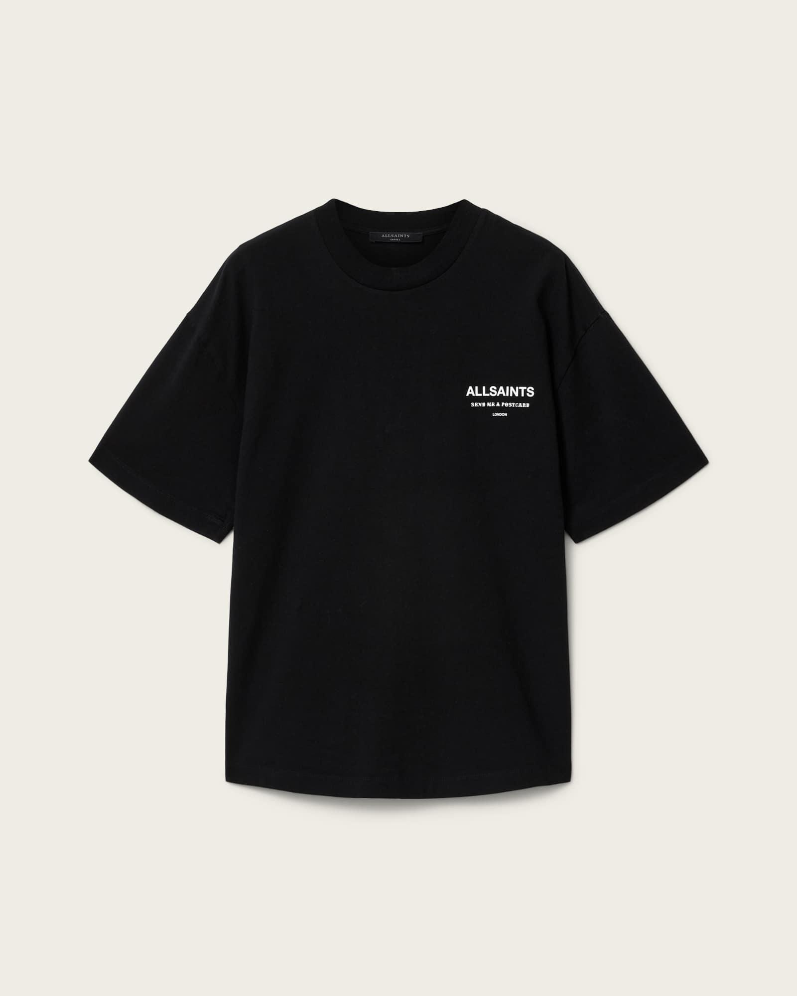 Dreamer Oversized Etta Short Sleeve T-Shirt Black | ALLSAINTS US Product Image