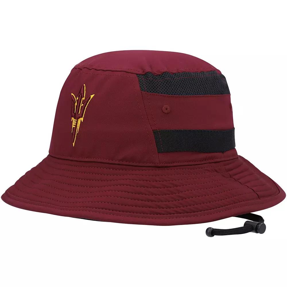 Men's adidas Maroon Arizona State Sun Devils 2021 Sideline AEROREADY Bucket Hat, Size: Small/Medium, Red Product Image