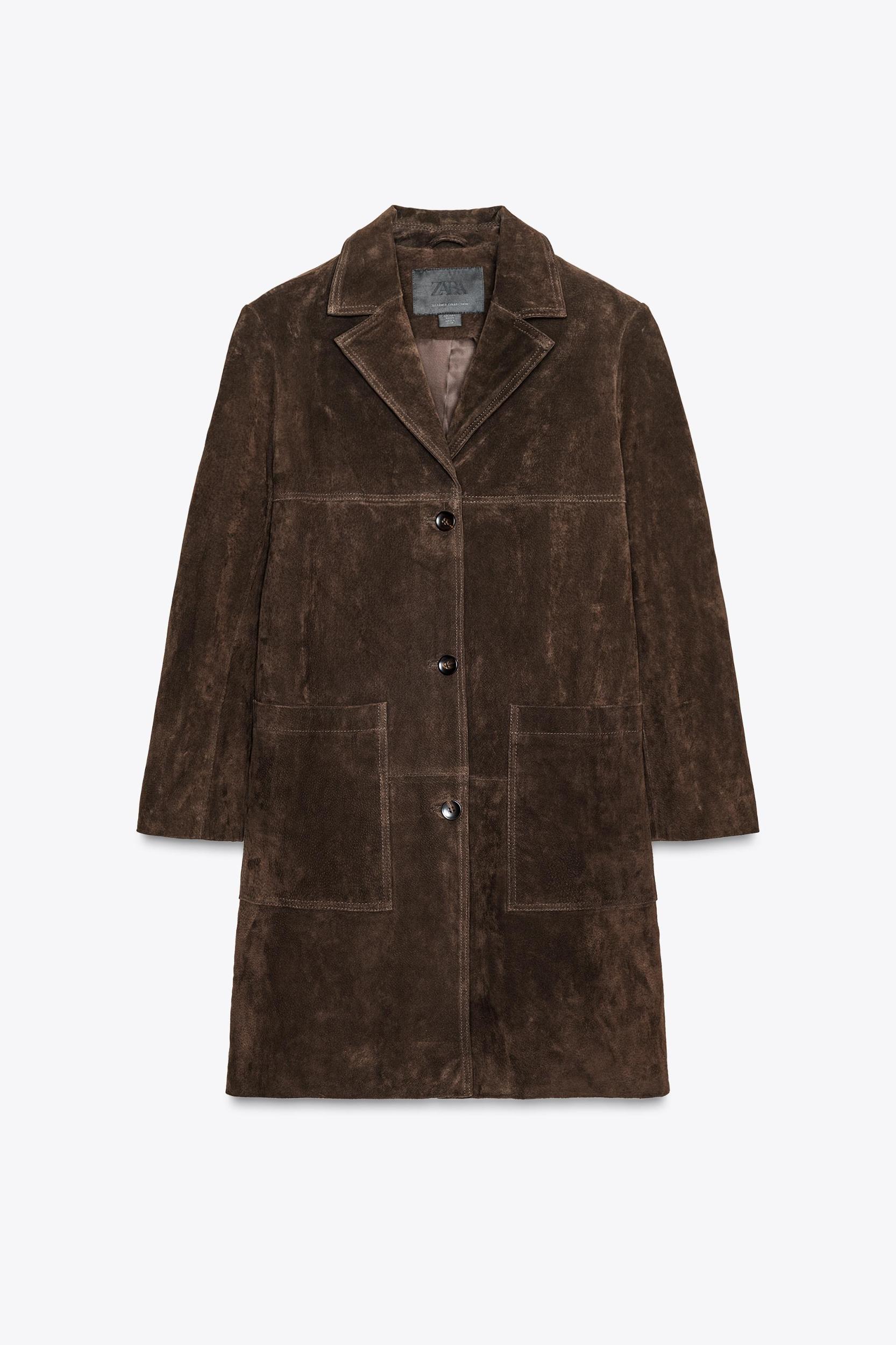 100% SUEDE COAT ZW COLLECTION LIMITED EDITION Product Image