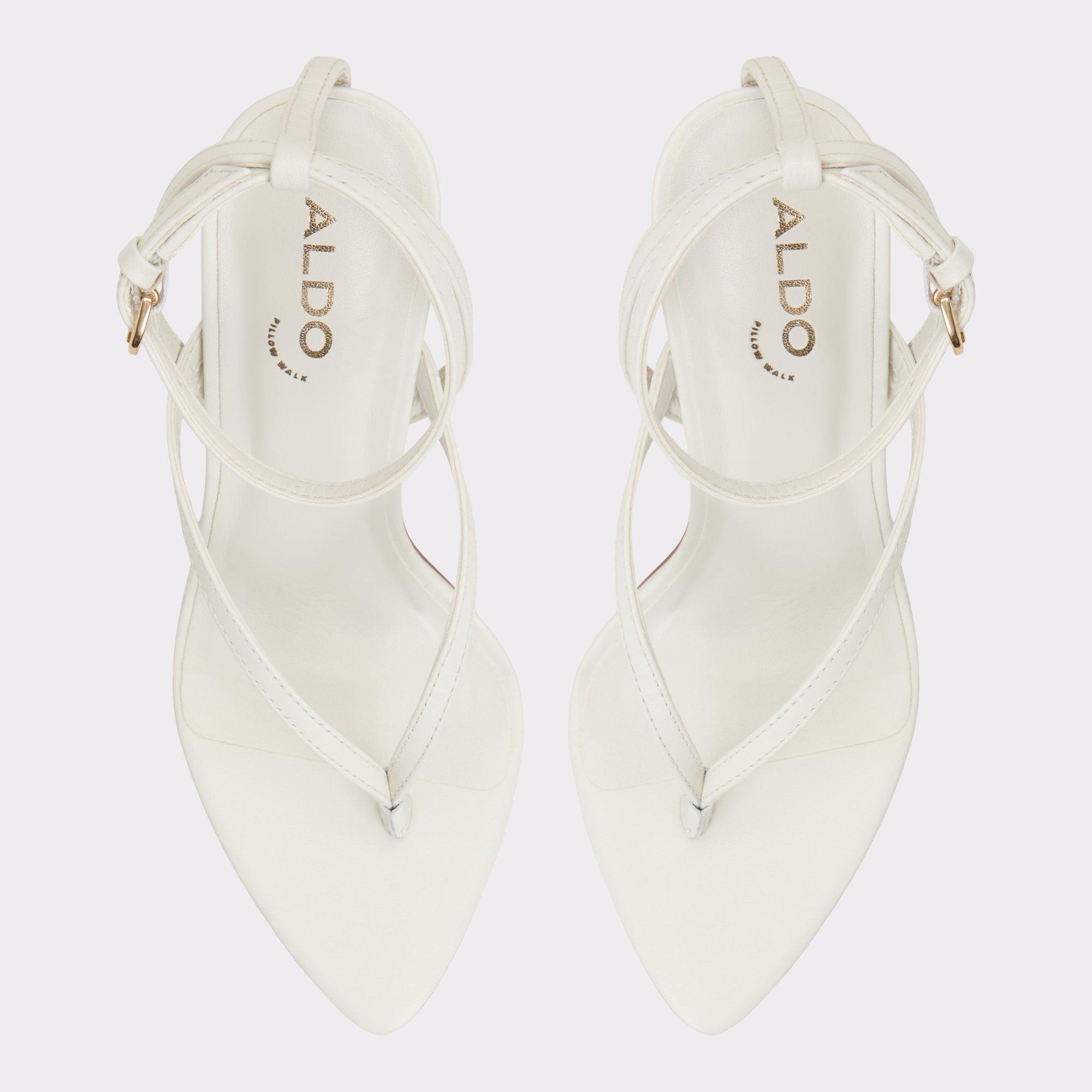 ALDO Abyfindley - Women's Strappy Sandal Sandals - White, Size 10 Product Image