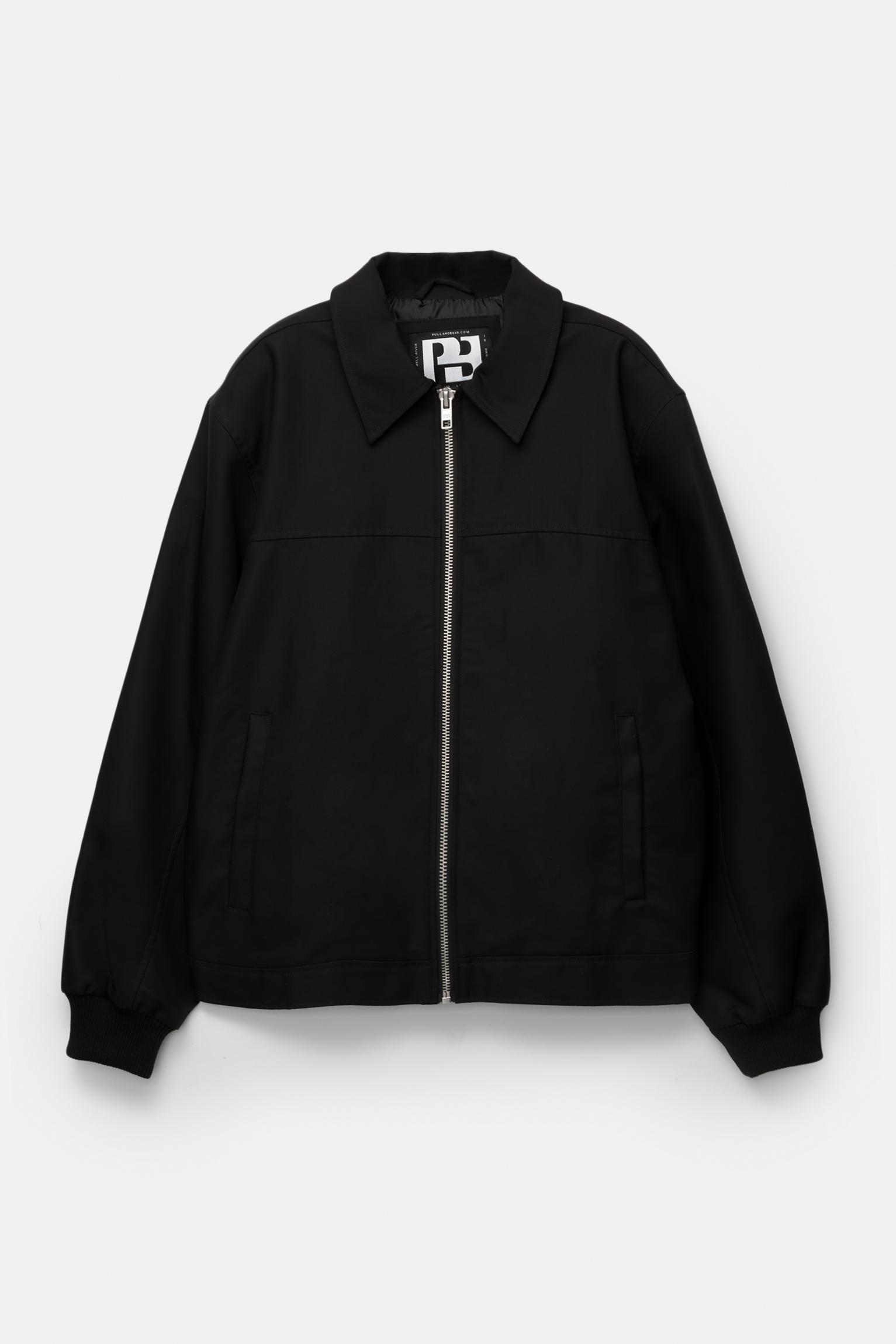 Jacket with shirt collar Product Image