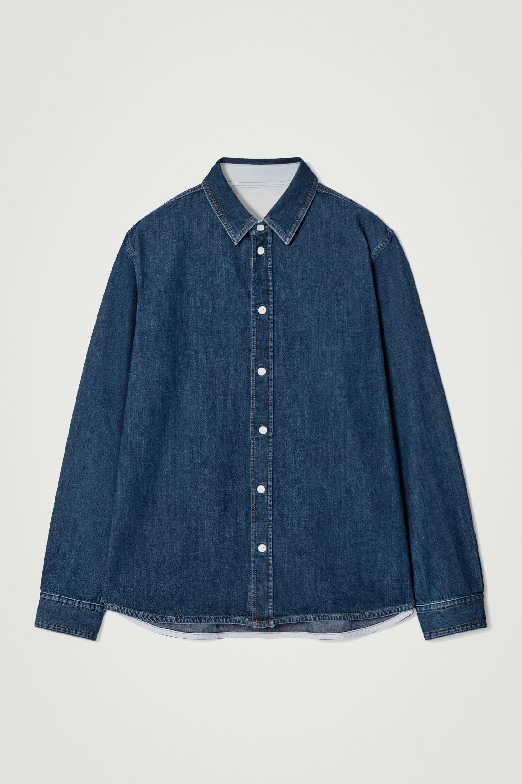 RELAXED DENIM OVERSHIRT Product Image