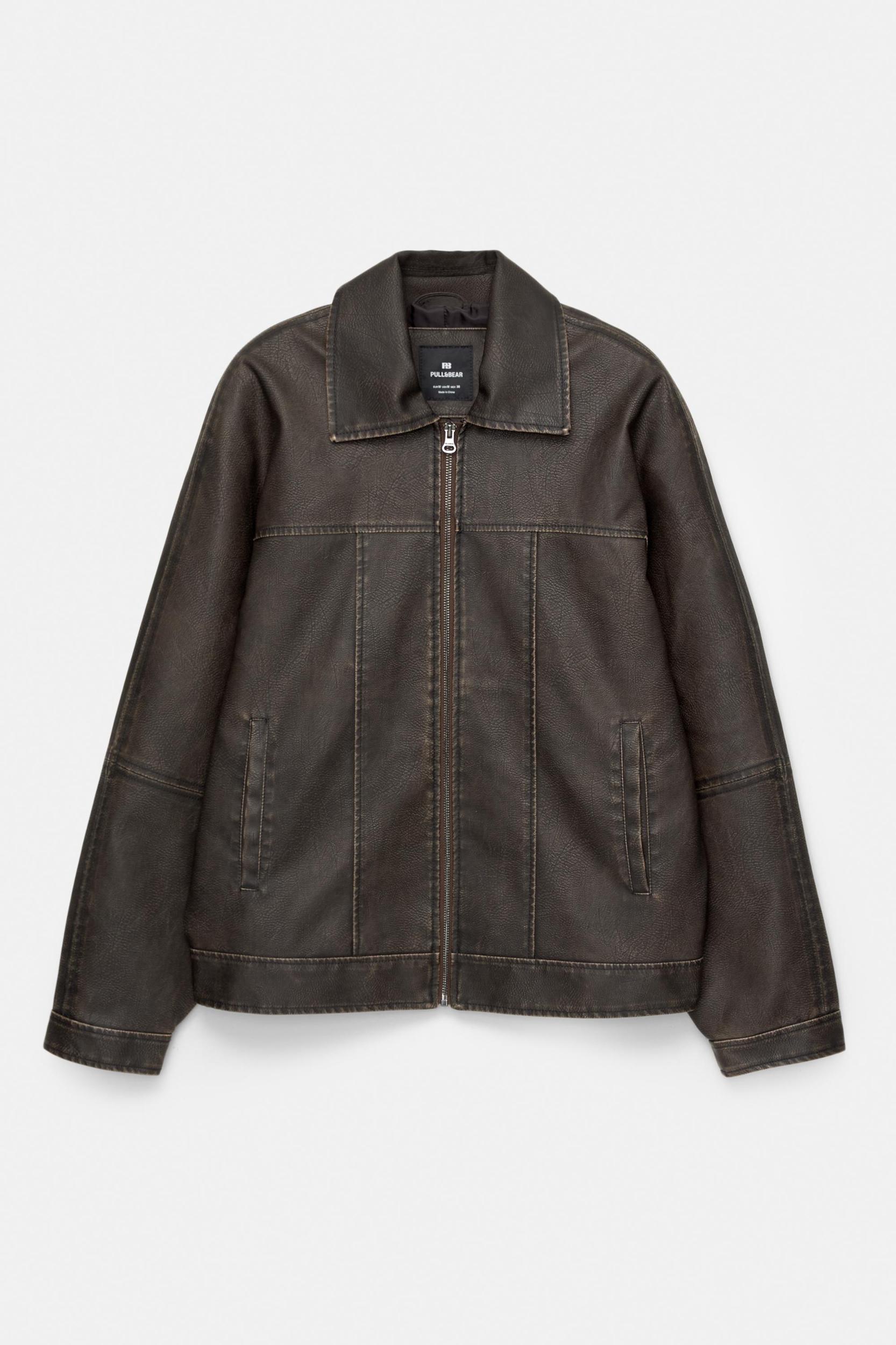 Faux leather jacket Product Image