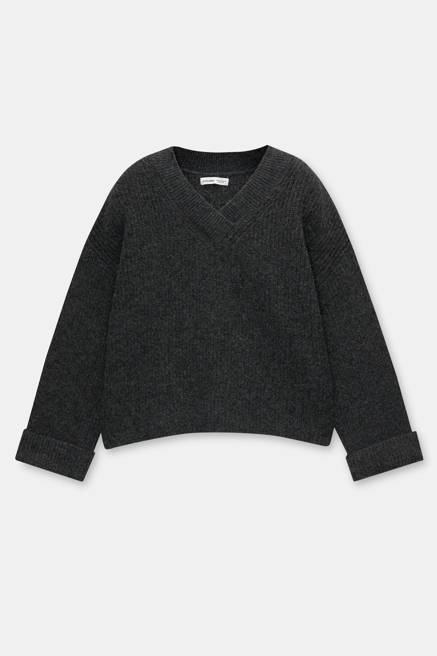 Purl knit sweater Product Image