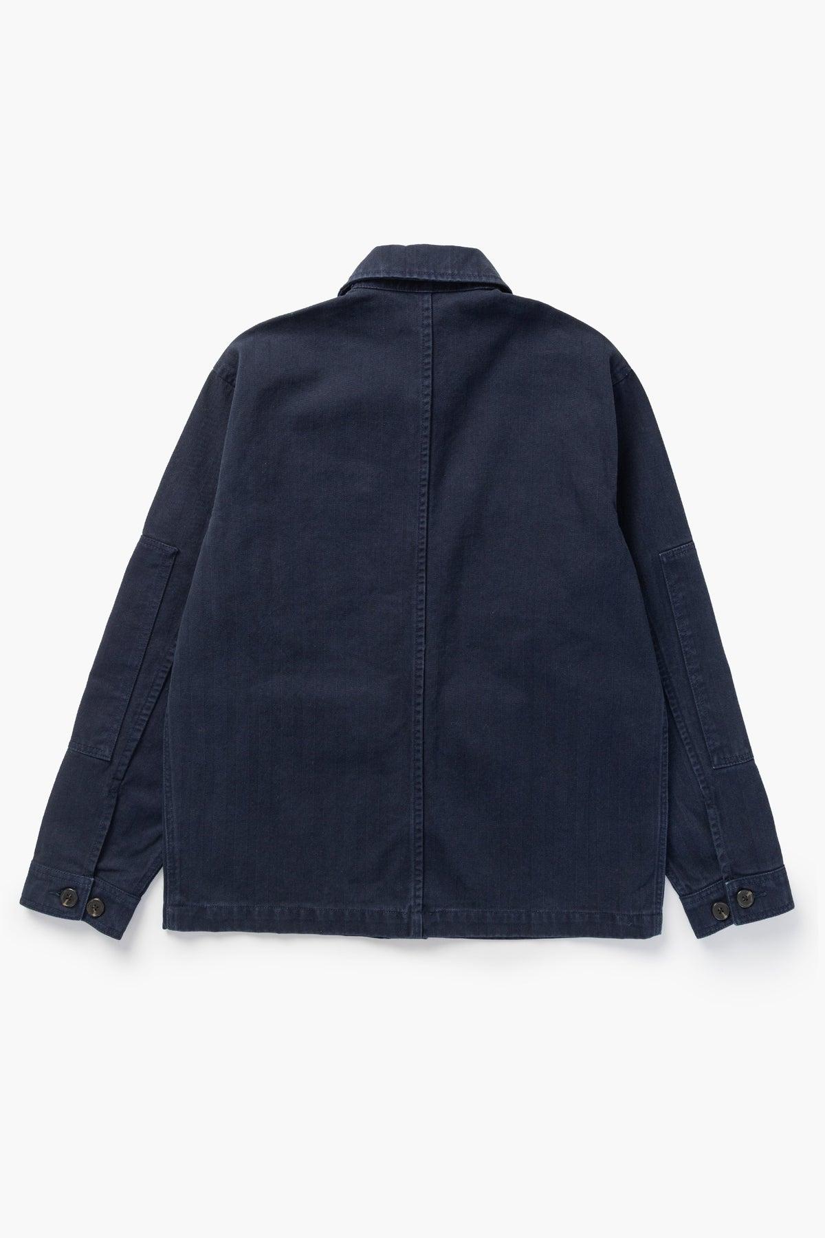 Blacksmith - Herringbone Jungle Jacket - Navy Product Image
