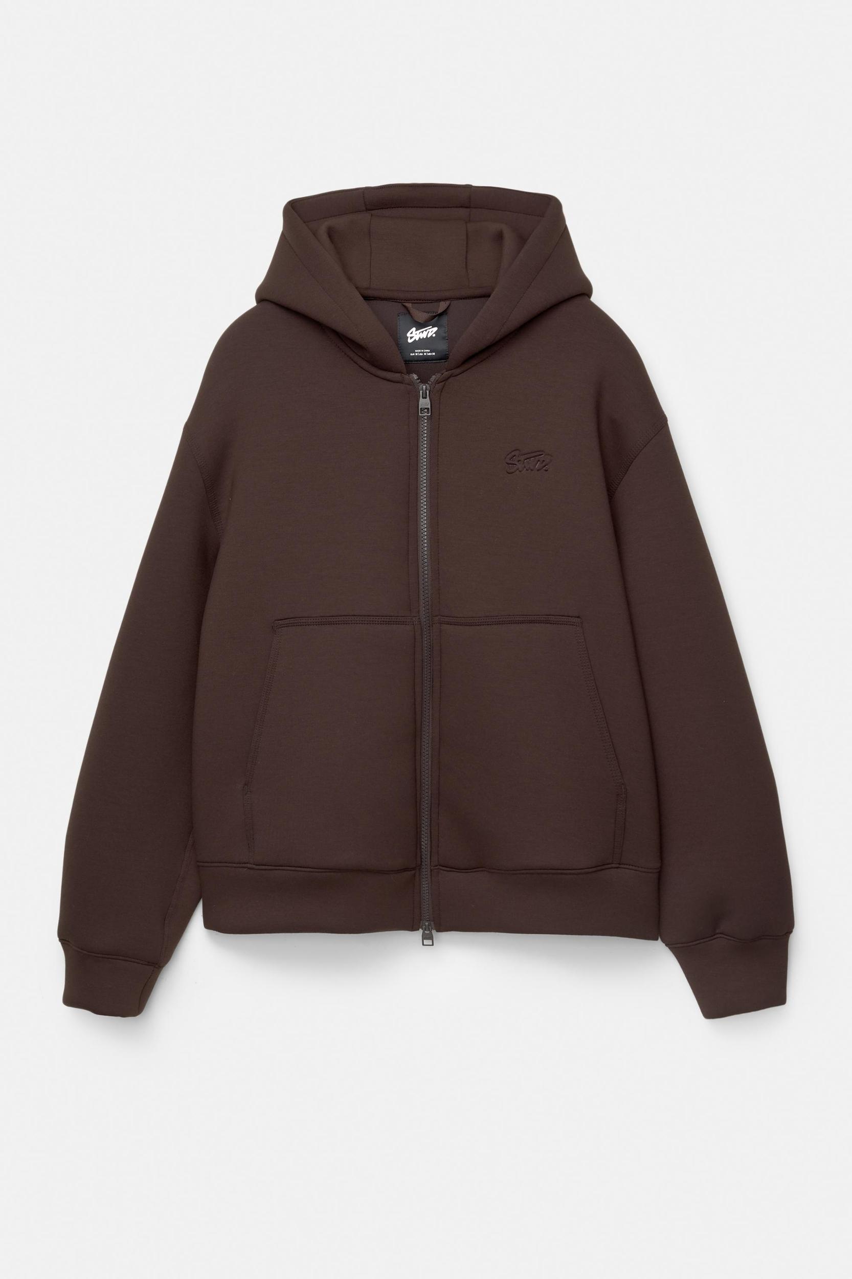 STWD hooded jacket with zip Product Image