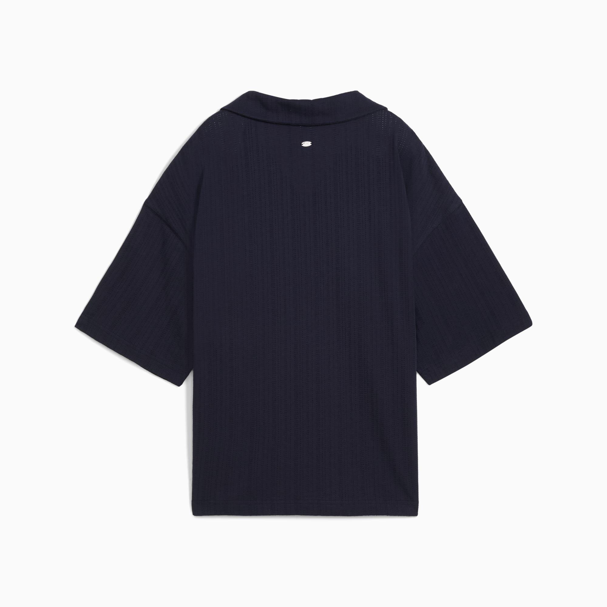 YONA Women's Oversized Polo Product Image