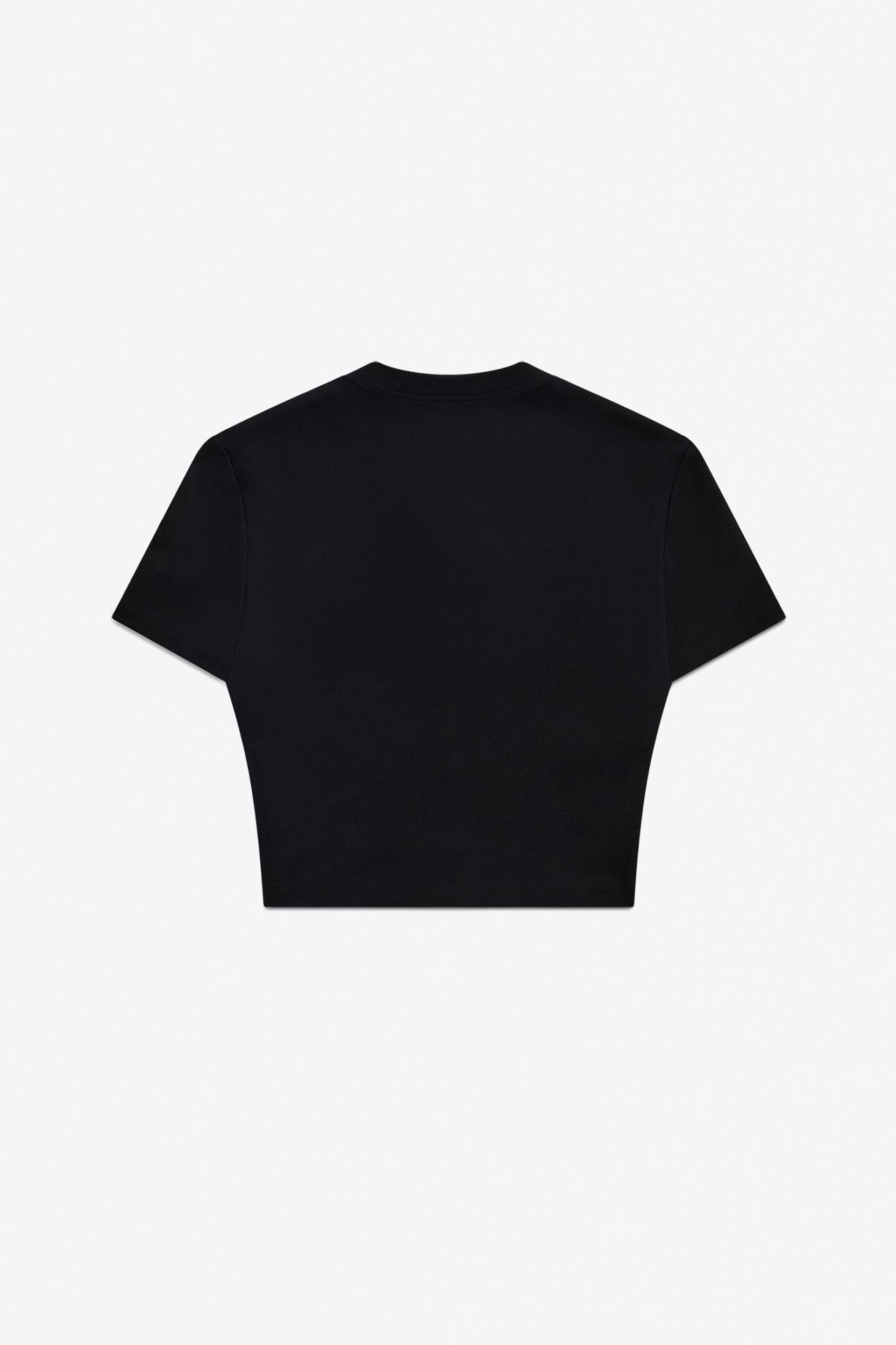 Crystal Flower Cropped T-Shirt Product Image