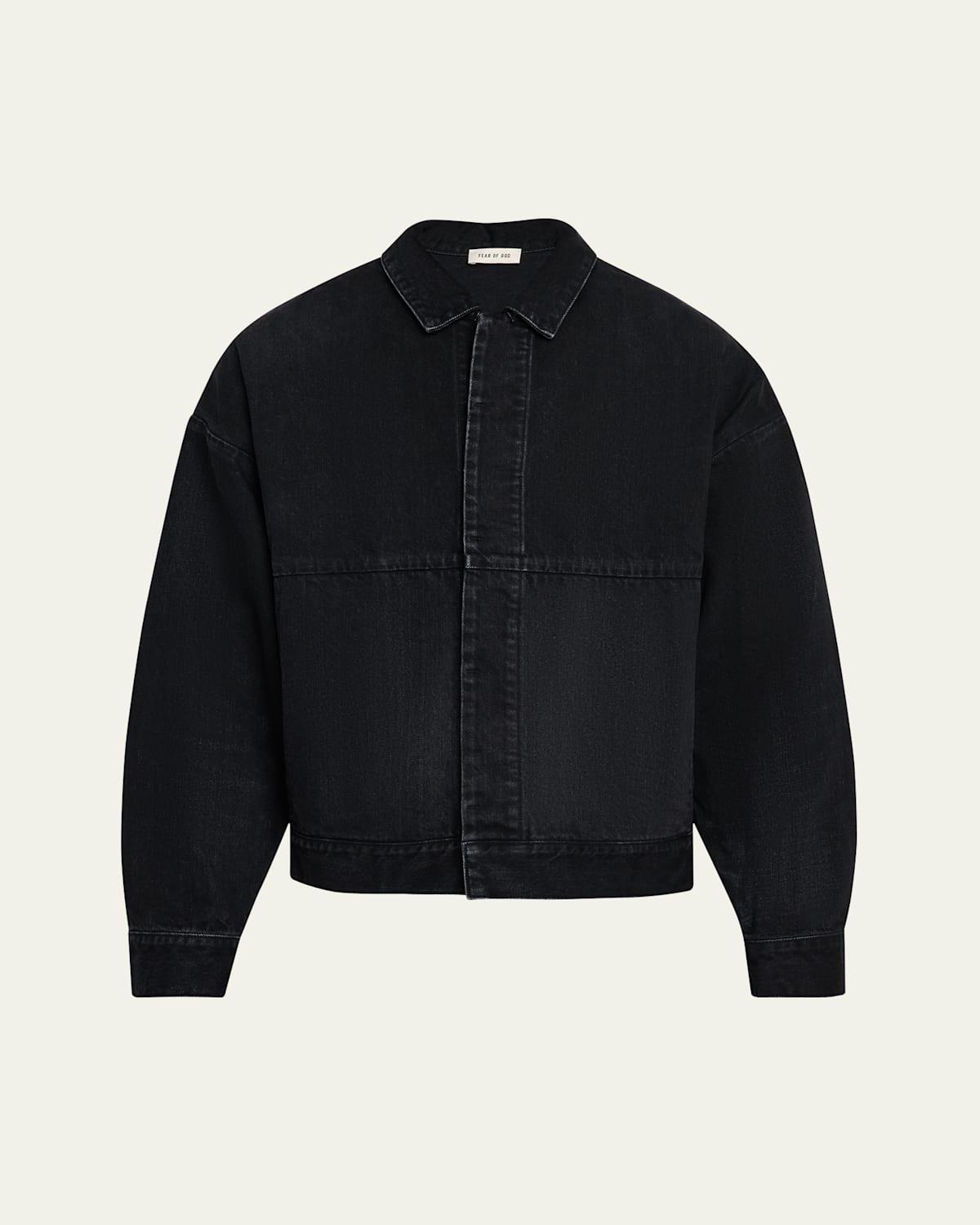 Mens Denim Trucker Jacket Product Image