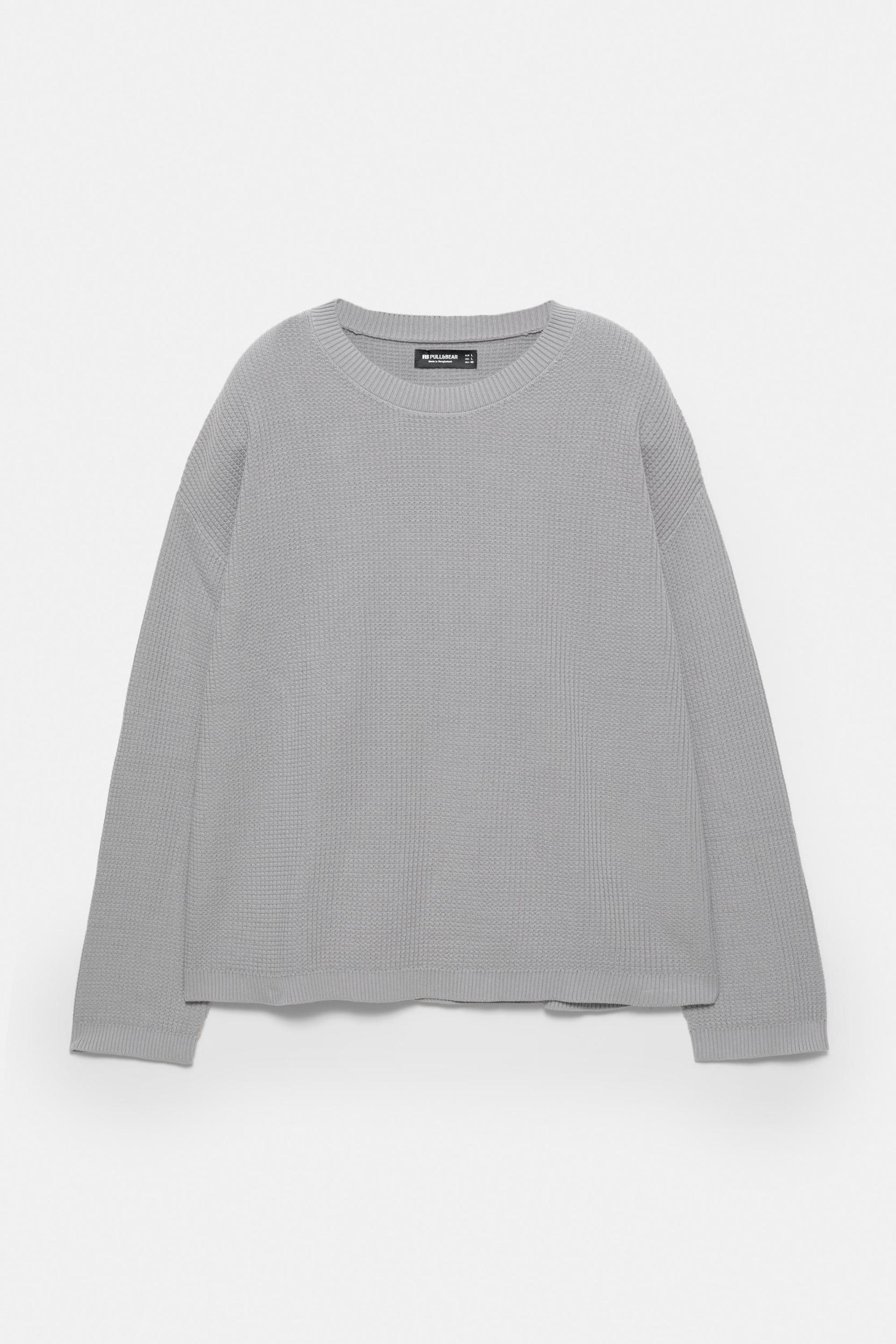 Waffle knit sweater Product Image