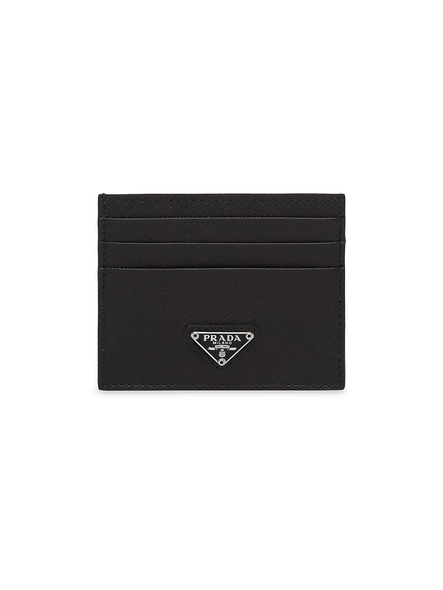 Womens Saffiano Leather Card Holder Product Image