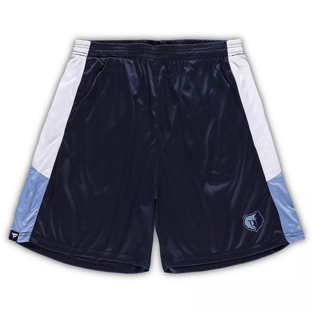Men's Fanatics Branded Navy Memphis Grizzlies Big & Tall Champion Rush Practice Shorts,  Product Image