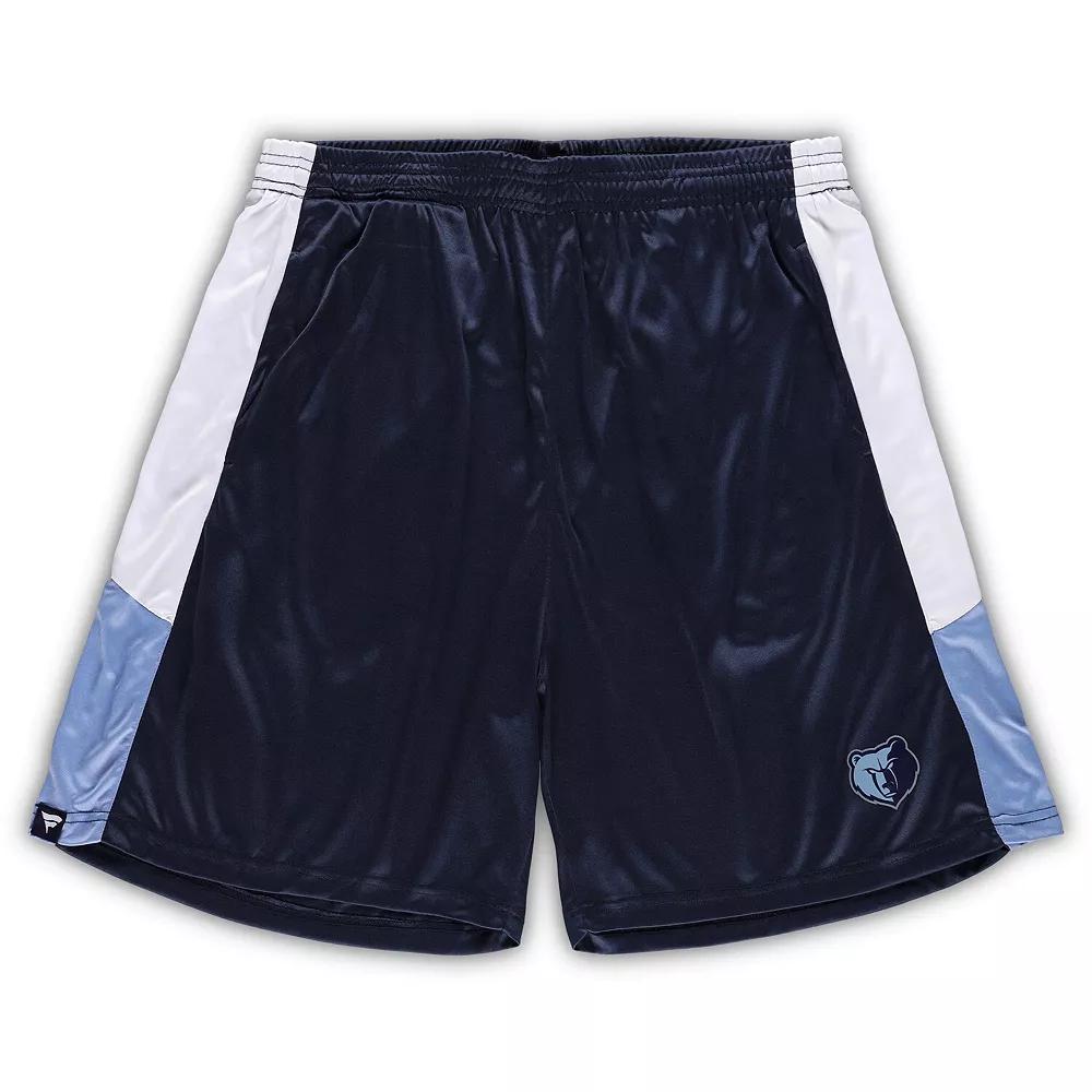 Men's Fanatics Branded Navy Memphis Grizzlies Big & Tall Champion Rush Practice Shorts,  Product Image