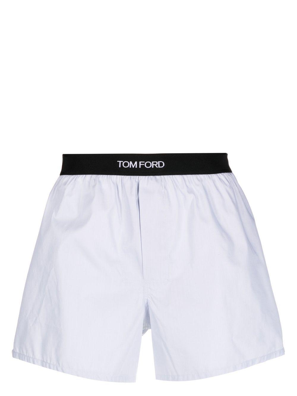 TOM FORD Stretch Cotton & Modal Jersey T-shirt In White Product Image