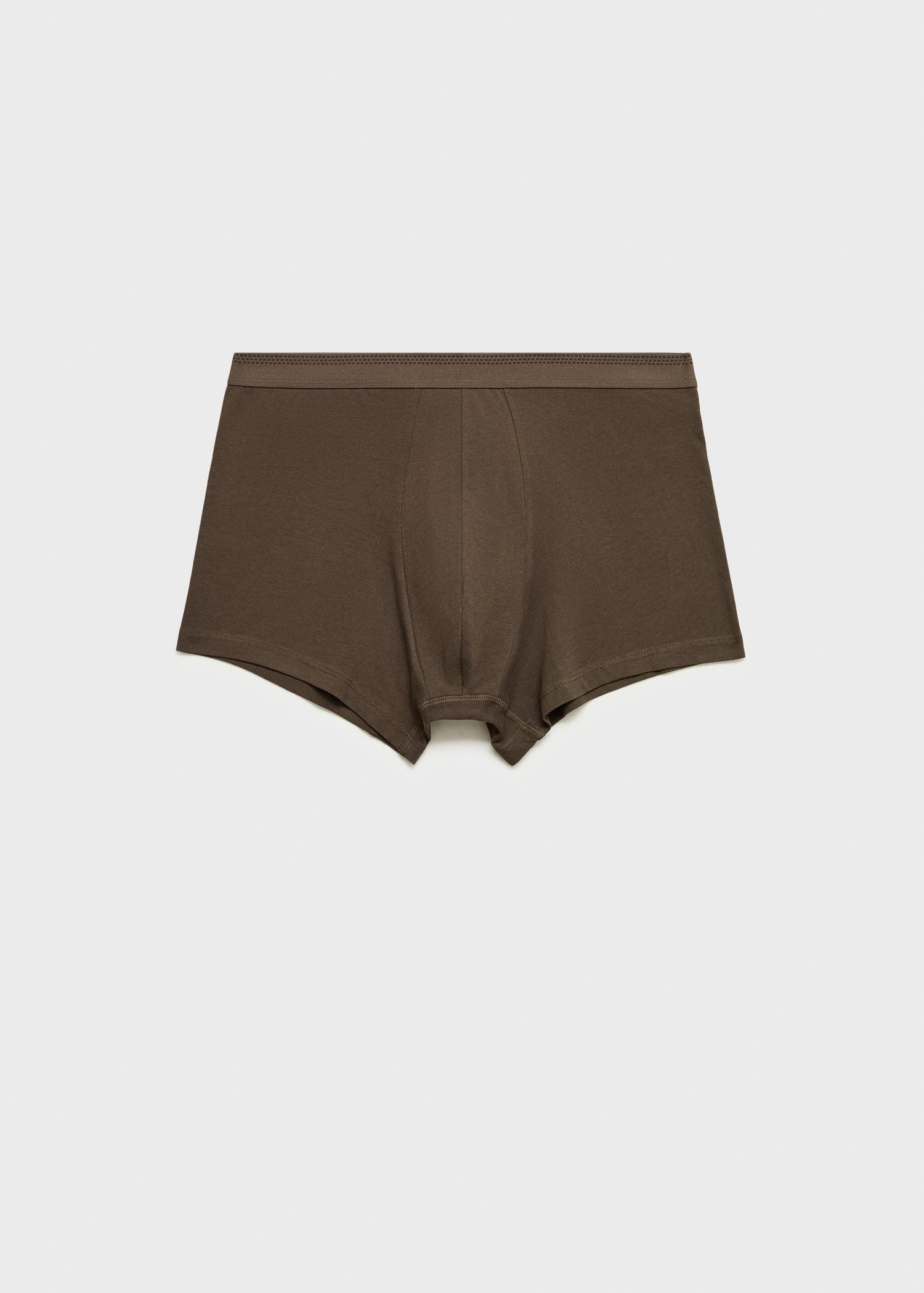 Pack of 3 cotton boxers - Men | MANGO USA Product Image