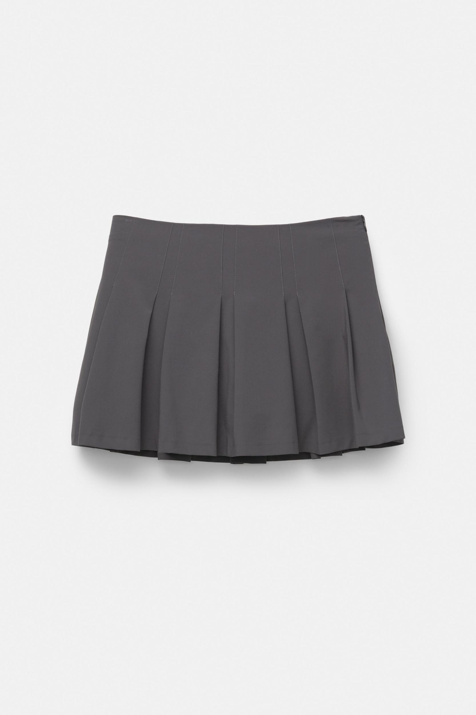 Box pleat mini skorts Product Image