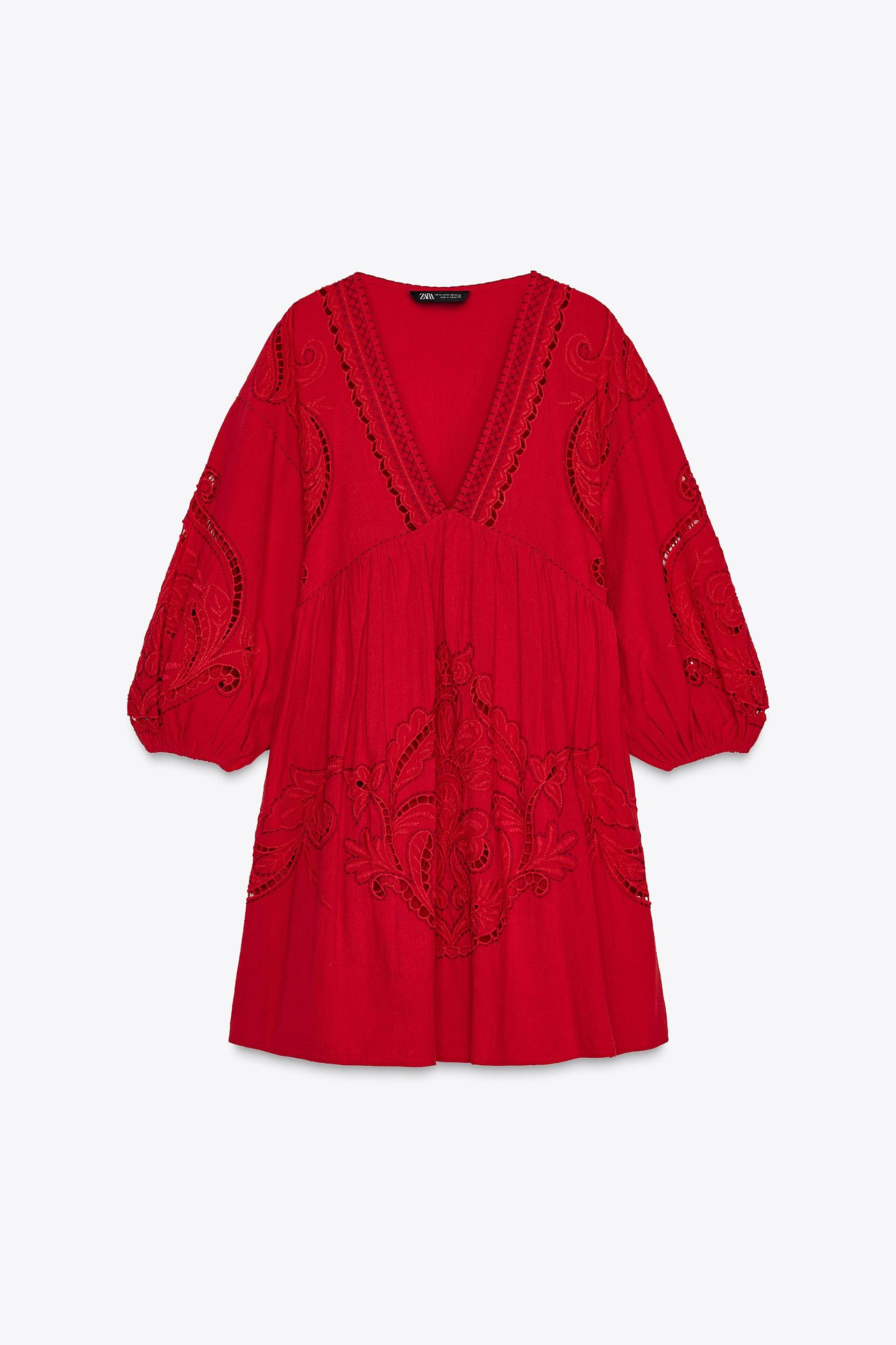 ZW COLLECTION SHORT EMBROIDERED DRESS Product Image