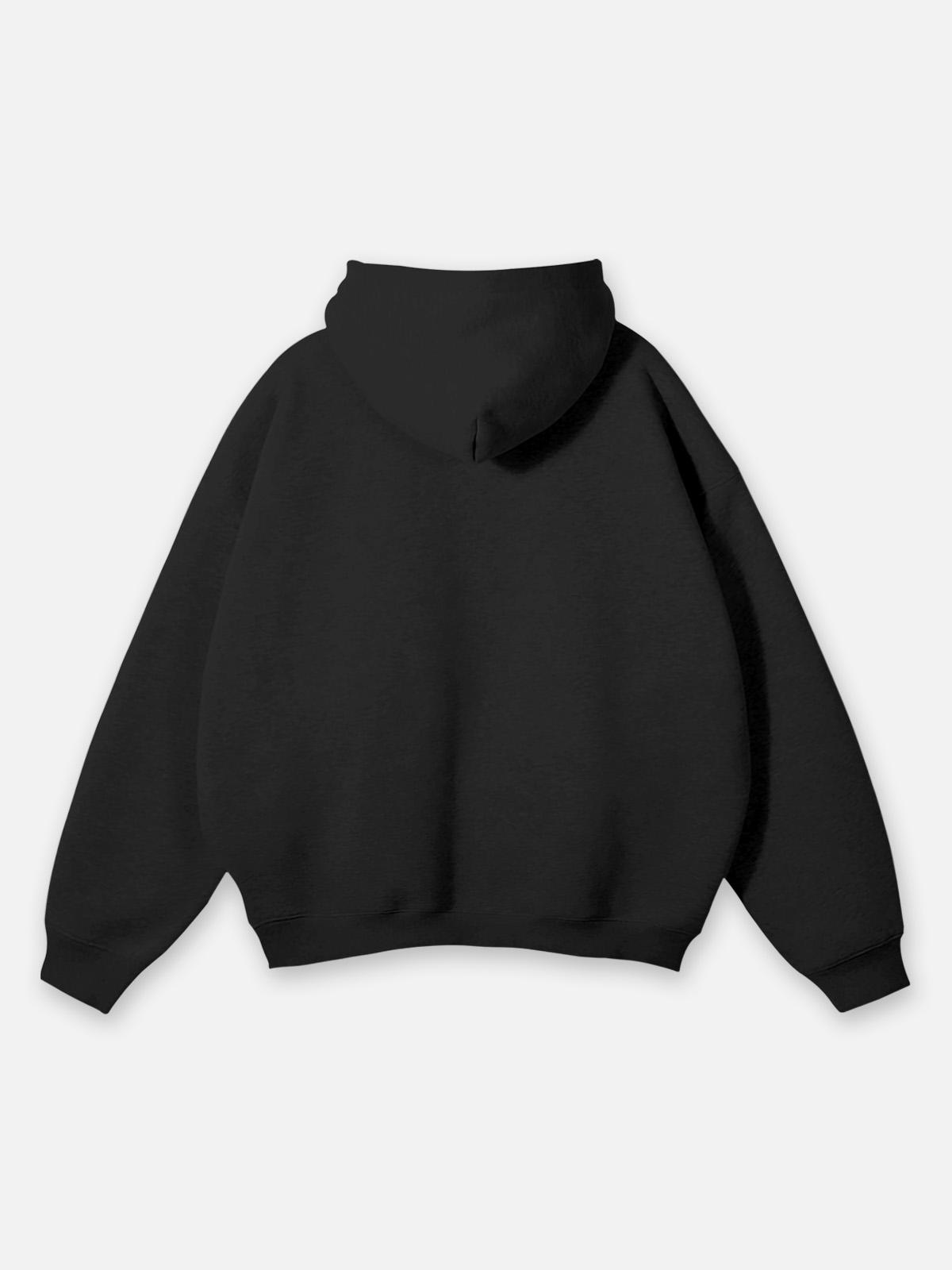 Sopula Vintage Street Portrait Graphic Hoodie Product Image