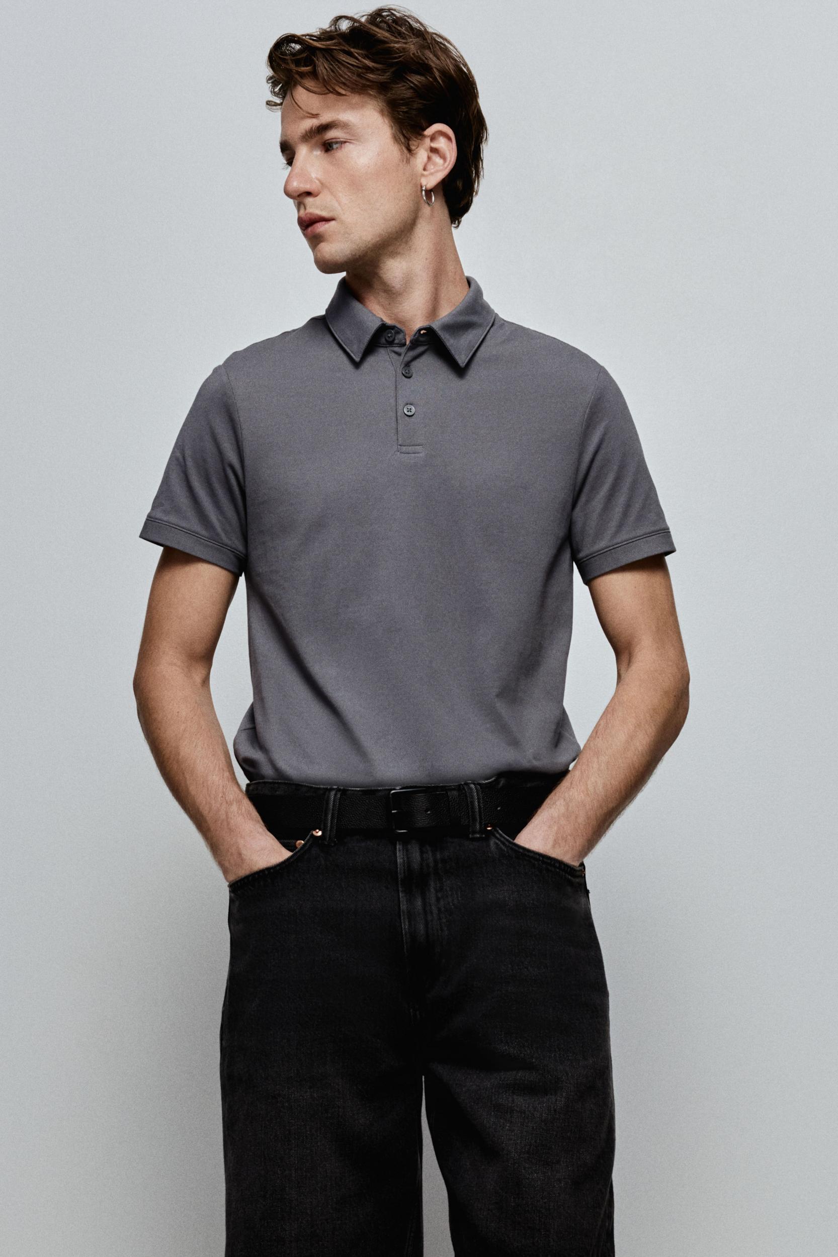 COOLMAX® Slim Fit Polo Shirt Product Image