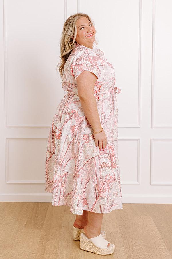 Radiant Garden Floral Maxi Dress Curves Product Image