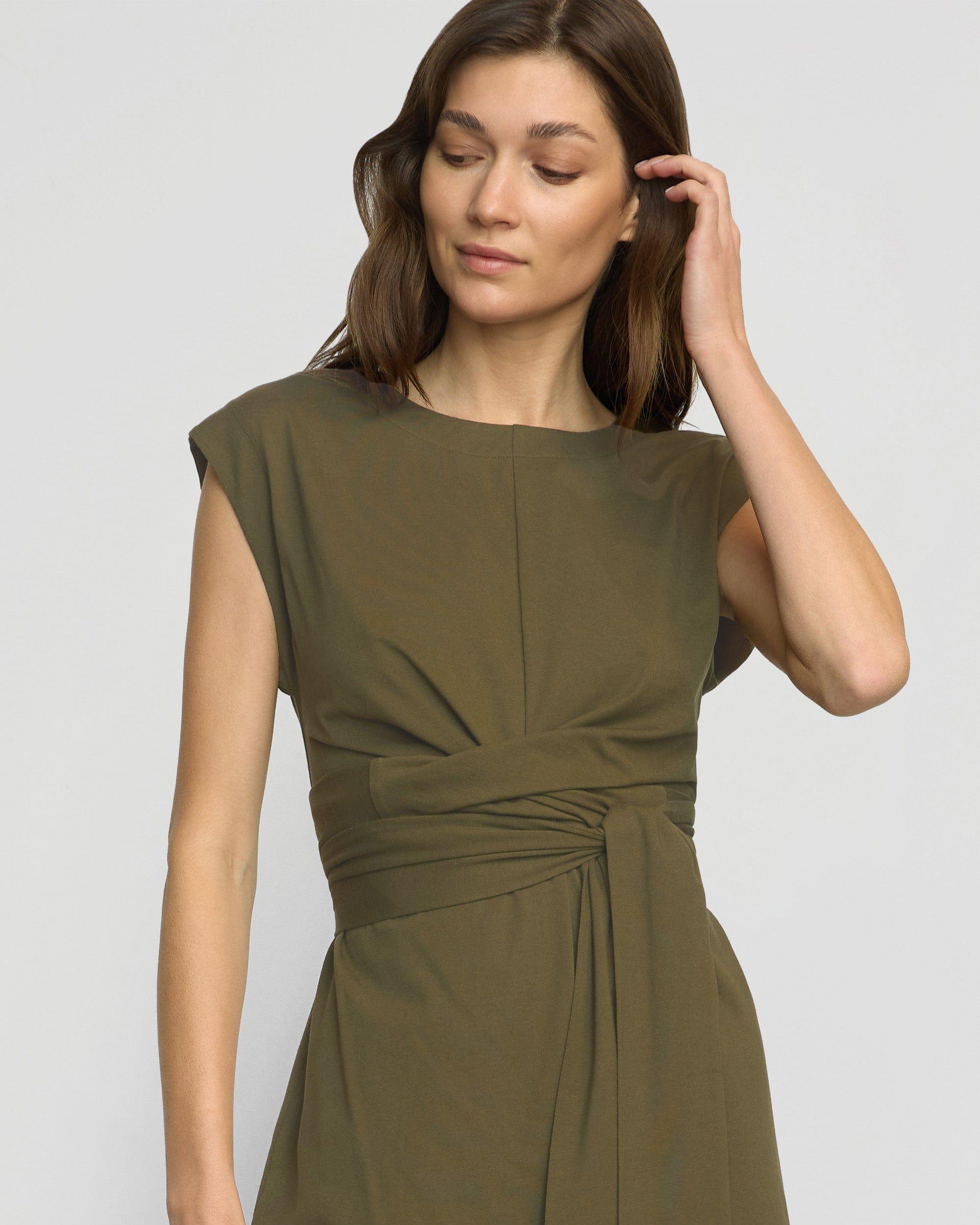 Fei Tie-Front Organic Cotton Dress Product Image