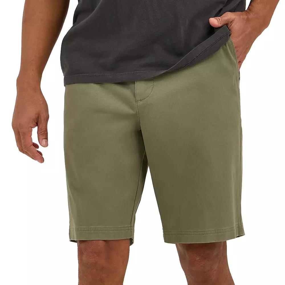 Men's Lee® 10" Extreme Motion Flat Front Shorts, Size: 36, Green Grove Product Image