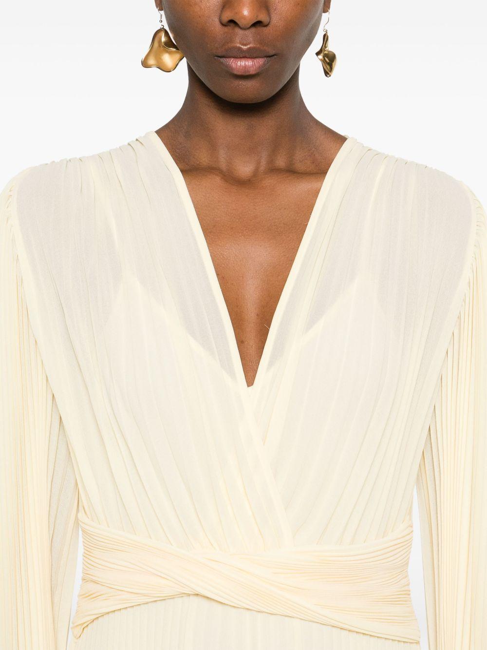 plissé maxi dress Product Image