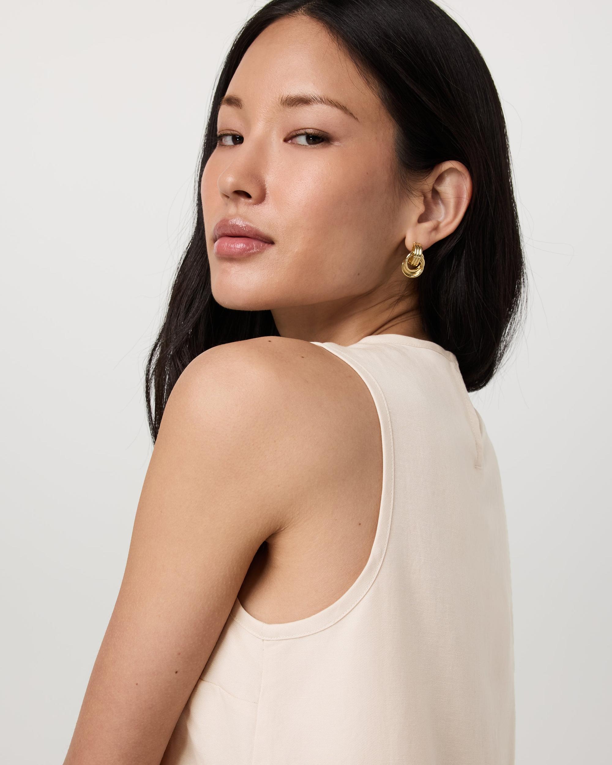 Trestles Twill Crop Tank Product Image