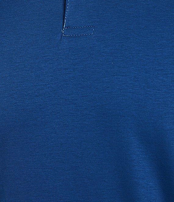 Murano Liquid Luxury Slim Fit Solid Interlock Short Sleeve Polo Shirt Product Image